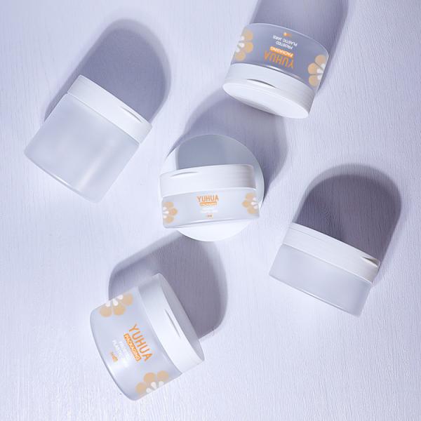 Quality Recycled PET Plastic Packaging Jars 480g Cosmetic Skincare Packaging for sale