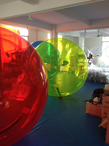 Quality Colorful Inflatable Water Walking Balls , Inflatable Hamster Balls For Humans for sale