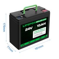 China 15AH 24V LFP Battery For Mobility Scooter Go Kart Golf Cart Goped factory