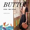 China Fashionable Dress Bulk Plastic Snap Button Brown & Black DTM Fabric Stock Size factory