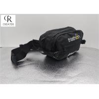 China OEM Mens Sport Waist Belt Bag , Waterproof Running Waist Bag With Adjustable Webbing factory