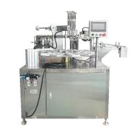 Quality 2.2KW Yogurt Cup Filling And Sealing Machine 50-500ml Volume Filling for sale