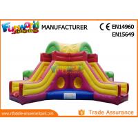 China Mega Obstacle Course Inflatable Amusement Park Playground / Inflatable Fun City factory