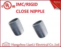 China 1/2 inch to 4 inch Rigid Conduit Close Nipple All Thread Electro Galvanized factory