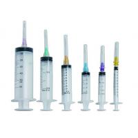 China 3 Part Medical Sterile Plastic Disposable Syringe 1ml 30ml With Needle Luer Lock factory