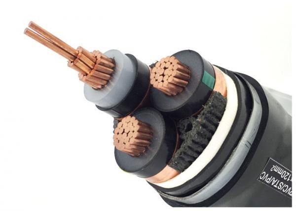 Quality Aluminum Conductor 70mm2 3.6KV XLPE Power Cables 3 Core AWA Armoured for sale