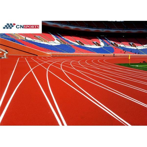 Quality IAAF Outdoor Running Track , Soundproof Athletic Running Track for sale