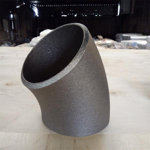 Quality Sch 100 DN600 Half Inch Pipe Fittings Carbon Steel A234 LR SR WPB 45 Degree for sale