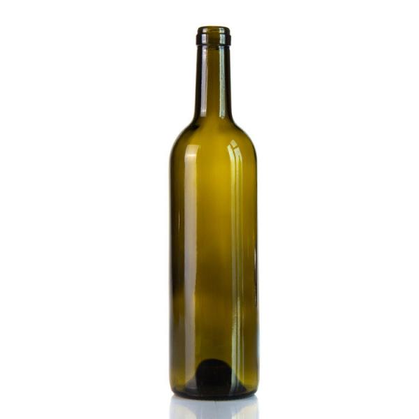 Quality Personalized Bordeaux Glass Wine Bottle 187ml 375ml 750ml for sale