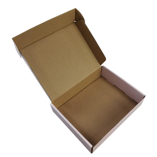 Quality Single Wall Corrugated Paperboard Boxes , Shipping Brown Corrugated Food Boxes for sale