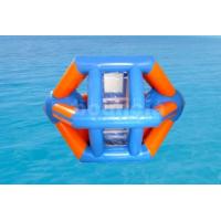 China 0.9mm PVC Tarpaulin Colorful Inflatable Hamster Wheel  For Water Games for sale