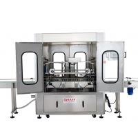 China Automatic 4 Head Hot Piston Filling Machine for Hair Gel/Wax Program Control Filling factory