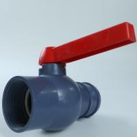 China Inner Thread PVC Double Union Ball Valve Monofilament Water Saving factory