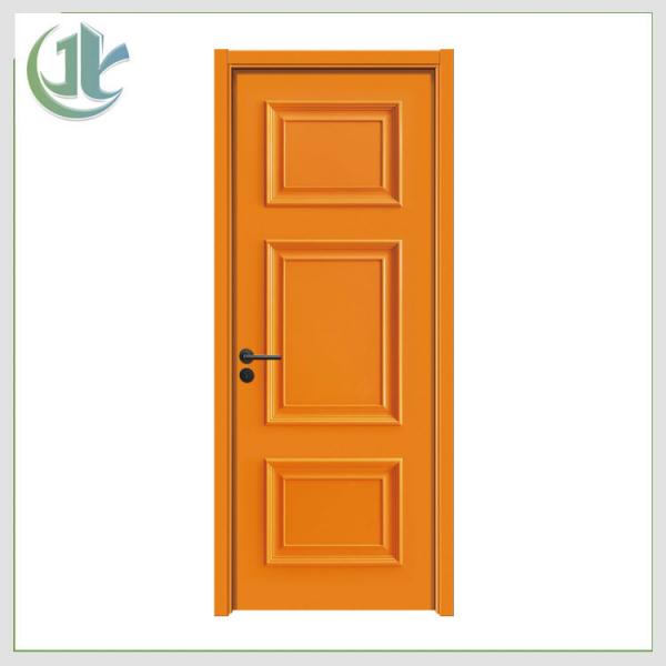 Quality Eco Friendly Soundproof WPC Interior Door Moisture Resistant 45mm Thickness for sale
