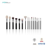 China 22pcs Black Makeup Brushes Set With Powder Blush Foundation Eyeshadow for sale