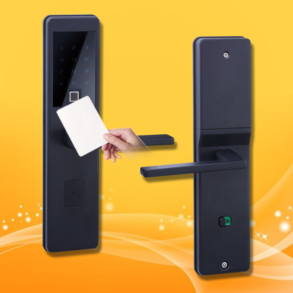 Quality Semiconductor Electronic Card Door Lock Tempered Glass Touch Screen For Office for sale