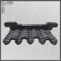 Quality Ancient Unglazed Chinese Clay Roof Tiles Japanese Building Mosque Grey Ceramic for sale