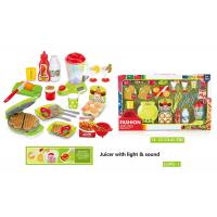 China Food Cooking Kitchen Set Role Pretent Children's Play Toys W / Blender Pot 38 Pcs factory