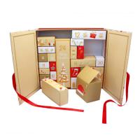 China Simple Cardboard Packaging Box Christmas Gift Advent Calendar Surprise Empty Box factory