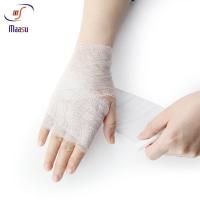 China Breathable Cotton Medical Elastic Bandage White Mesh Style factory