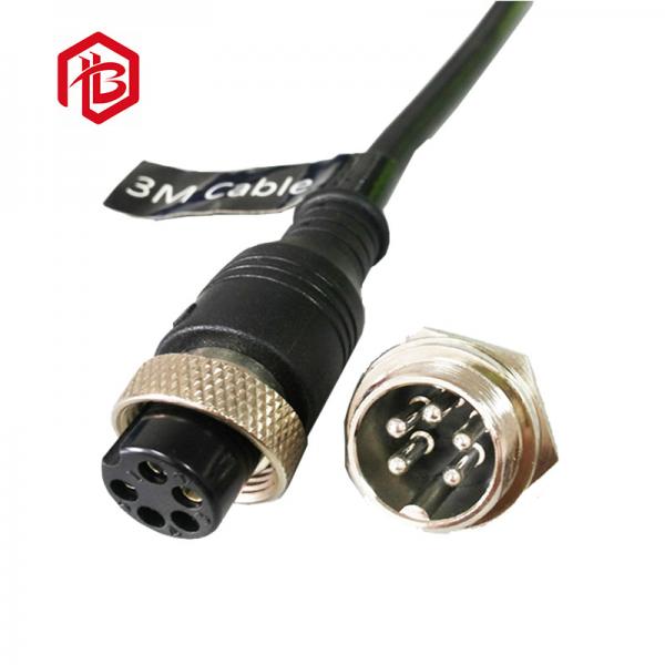 Quality Black 5 Pin IP68 Metal Waterproof Plug And Socket for sale