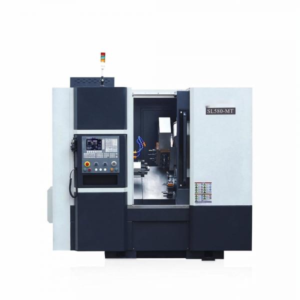 Quality 580mm X Axis Travel Slant Bed CNC Lathe Milling Machine SL580 Linear Guideway for sale