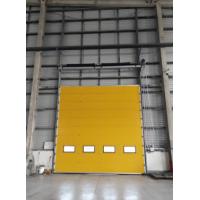 China Wind Resistant Sectional Industrial Door Heat Insulating For Factory And Hangar factory