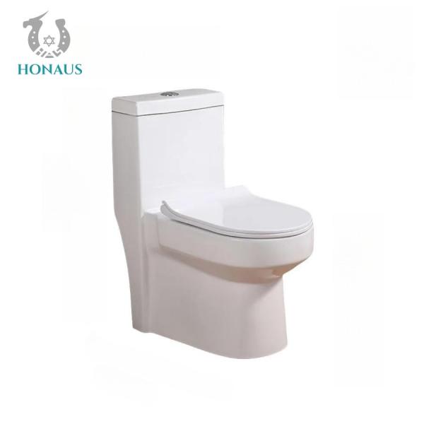 Quality Canadian Single Piece Wall Mounted Commode One Piece Wc 650*360*740mm for sale
