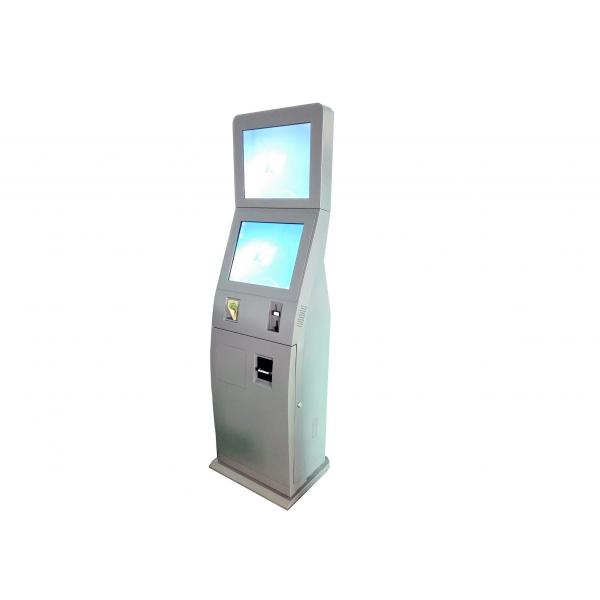 Quality Self Service Bill Payment Kiosk , Multi Coin And Cash Payment Touchscreen Kiosk for sale