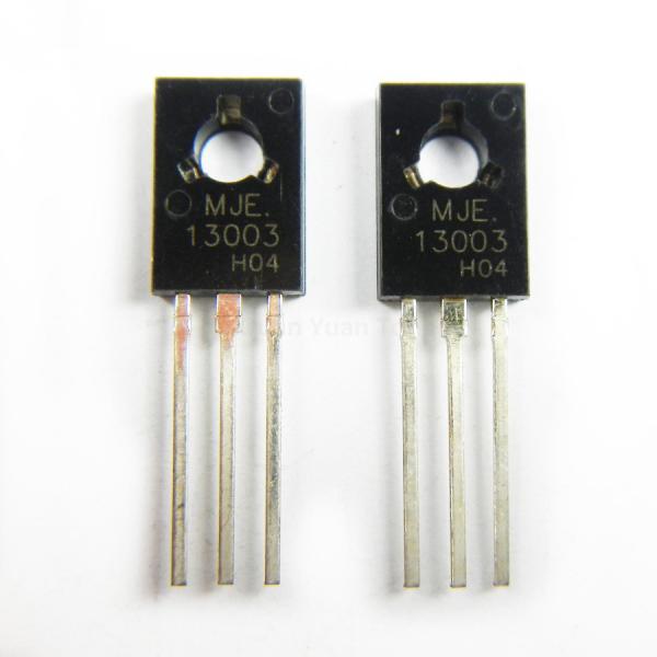 Quality MJE13003 Tip Power Transistors NPN Silicon Material Triode Transistor Type for sale