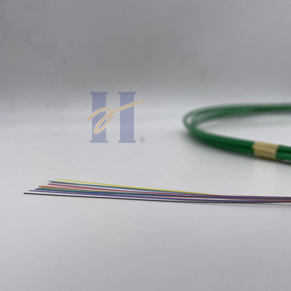 Quality Green Standard 24 Core G652D FTTH Fiber Optic Cable Air Blowing for sale