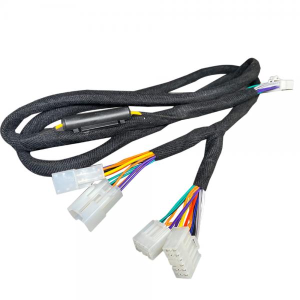 Quality 1M Length Black Jacket Automotive Wire Harnesses For Corolla Camry Reiling Car for sale