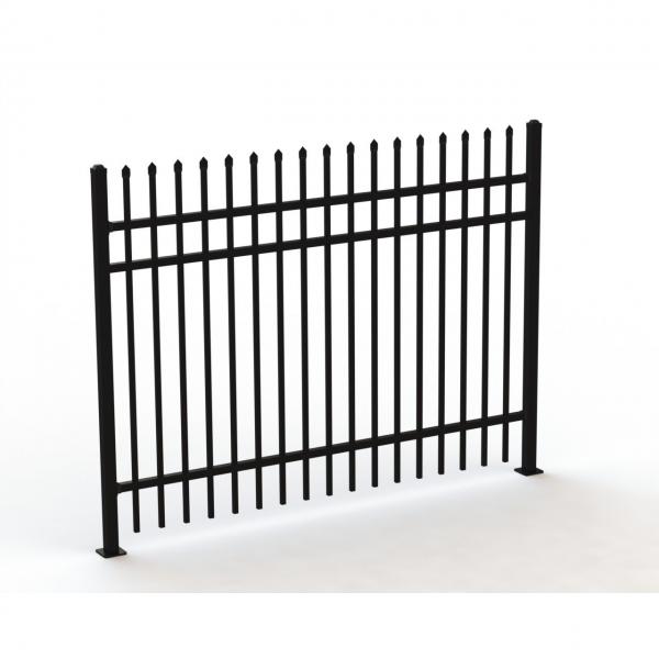 Quality Aluminum Iron Wrought Fence 4ft 5ft 6ft 8ft Metal Picket Ornamental Iron Garden for sale