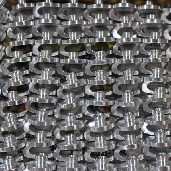 Quality Anodizing Silver CNC Precision Machined Components , Aluminium Turned Parts ODM for sale