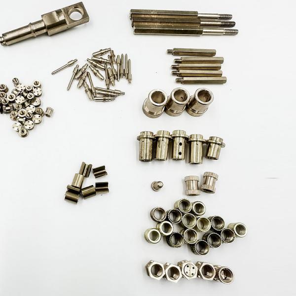 Quality Customized Brass Screws / Brass CNC Turned Parts 0.01mm-0.05mm Tolerance for sale