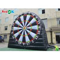 China Large Inflatable Football Dartboard Soccer Dart Board Game Target With Balls for sale
