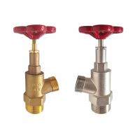 China Hydraulic Brass Angle Valve Male Thread For Fire Reel Nozzle Set factory