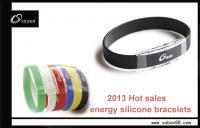 China Sports magnetic bracelet power balance silicone bracelet at factory price factory