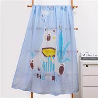 China Soft Silky Gauze Baby Swaddling Blankets Eco Printing Luxurious Baby Shower Gifts factory