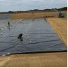 China Textured Hdpe Geomembrane 1.0-2.5mm thick Sheet for Landfill or Pond Liner or Fish pond or Aquafarm factory