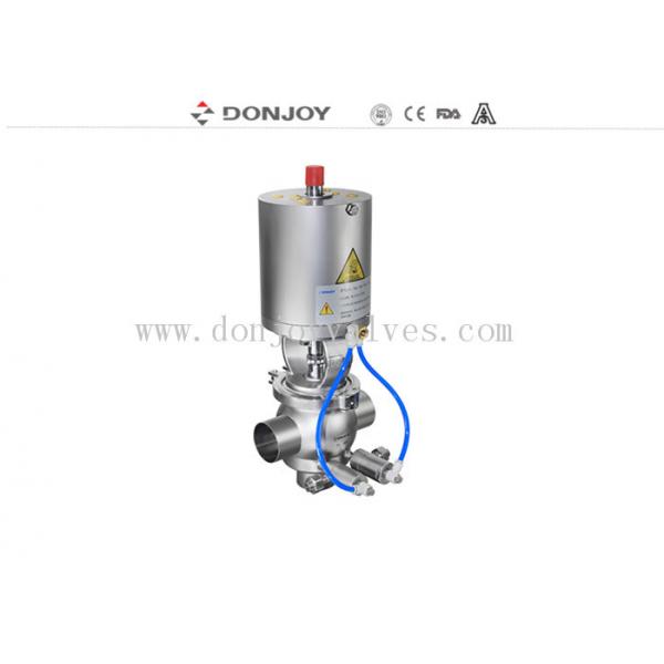 Quality E-C Welding DN100 SS316L Double Seat Mixproof Valve for sale