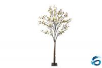 China Customized Fiberglass Artificial Magnolia Branches Distinctly Visual Effects factory