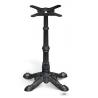 China Bistro Table base Black Ornamental Iron Parts Table base Solid Cast Iron Table leg factory