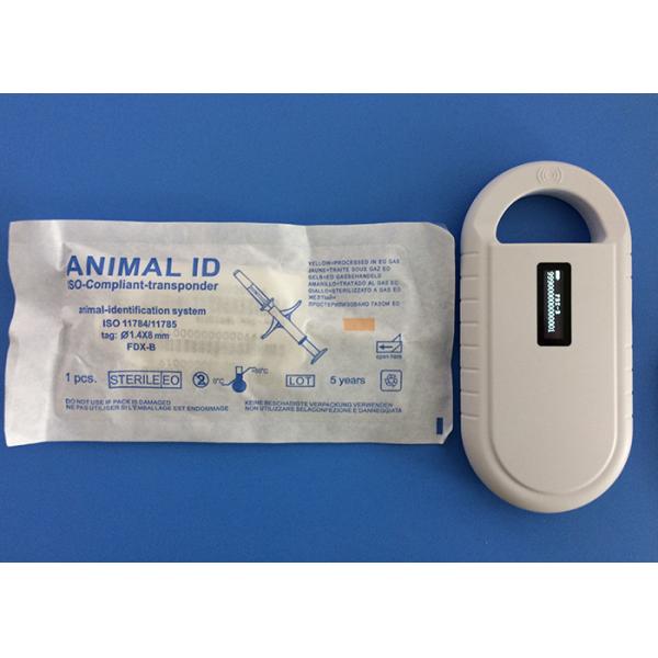 Quality Radio Frequency Identification Animal ID Microchips 134.2Khz With Mini Size Injectable Transponders for sale