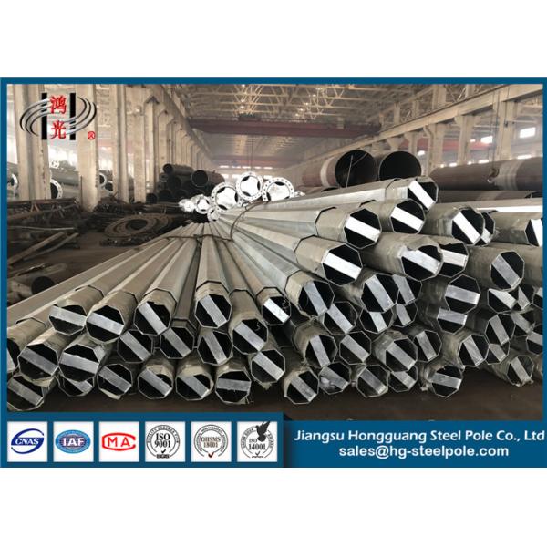 Quality Flange Connection Power Distribution Poles For Power Transmission And Distribution Line for sale