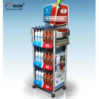 China Within Budget Solution Metal Display Racks On Wheels Freestanding For Retail Store for sale