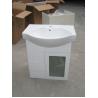 China Floor mounted PVC bathroom cabinet various deisgn Stainless steel soft hinges factory