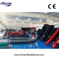 China CE Certificate And Pvc Material 580 RIB Inflatable Boat With Engine , Rigid Hull Inflatable factory