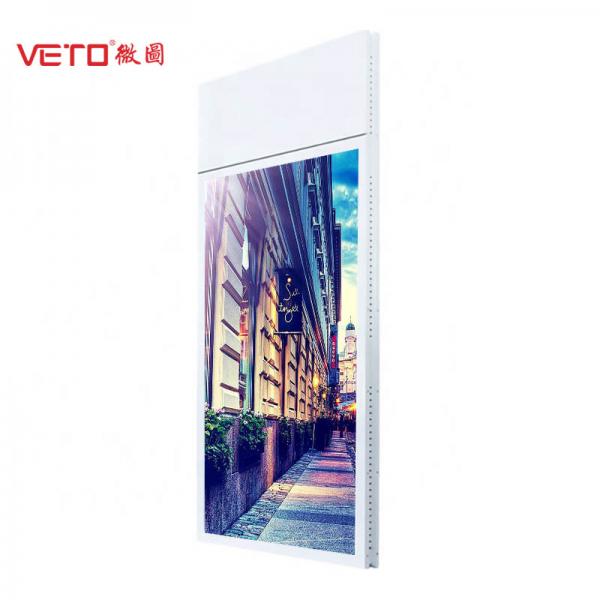 Quality Full HD Indoor Ceiling Mounted Screen , LCD Video Wall Panels For Shop Window for sale
