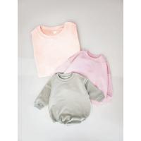 China French Terry Toddler 100% Cotton Long Sleeve Tee Shirt With 4 Colors factory